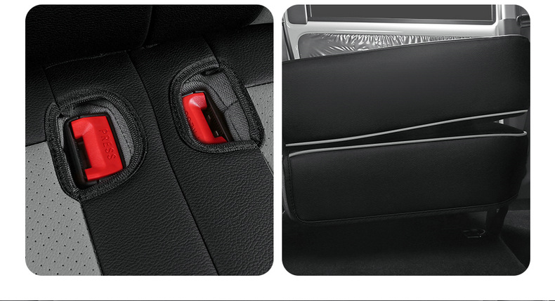 Wuling Hongguang New Energy Special Seat Cover Fully Surrounds Two Seats, Five Seats and Six Seats, Four-Season Universal Leather Seat Cushion Cover