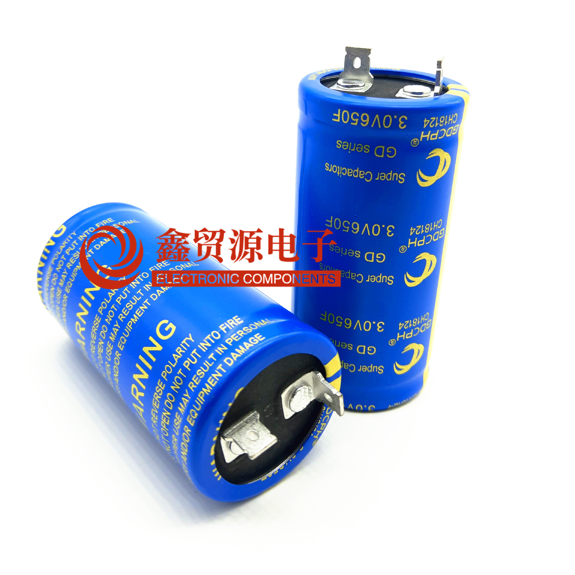 GDCPH3V650F GDCPH 法拉电容扁脚 3V 650F 大电流可做汽车模组