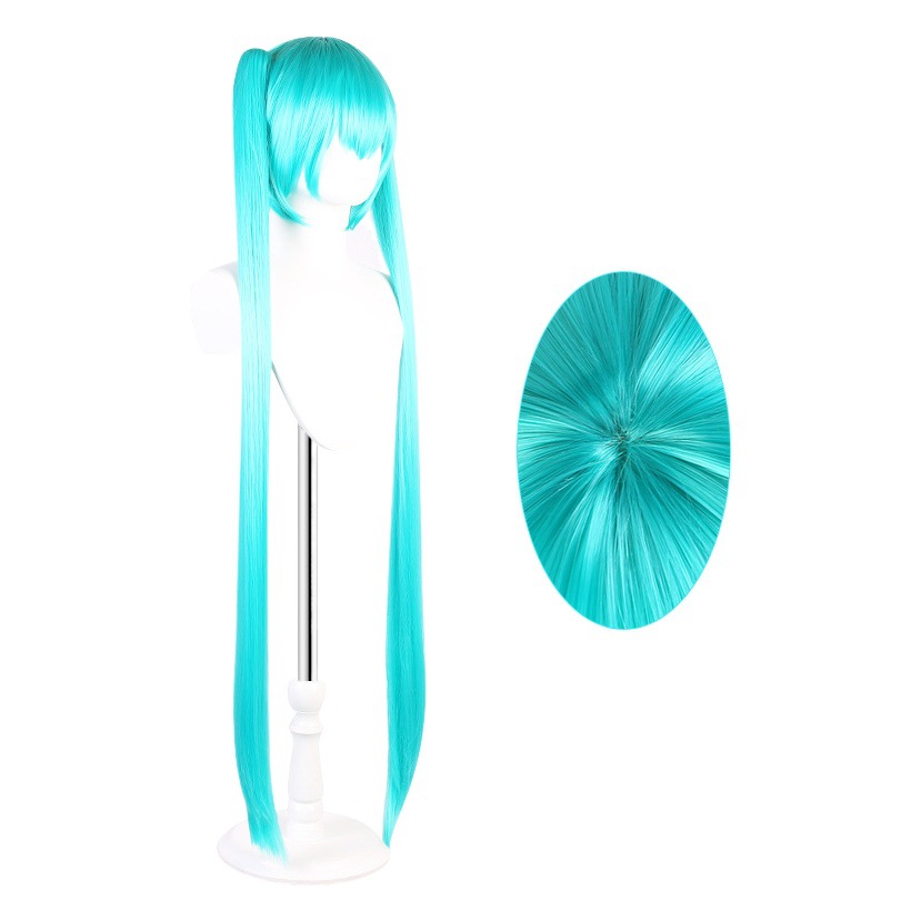 Cosplay peluca vocaloid lago Azul hatsune miku peluca anime huafei venta al por mayor