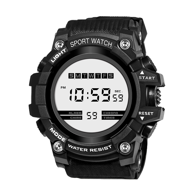 화이트 플레이트-블랙