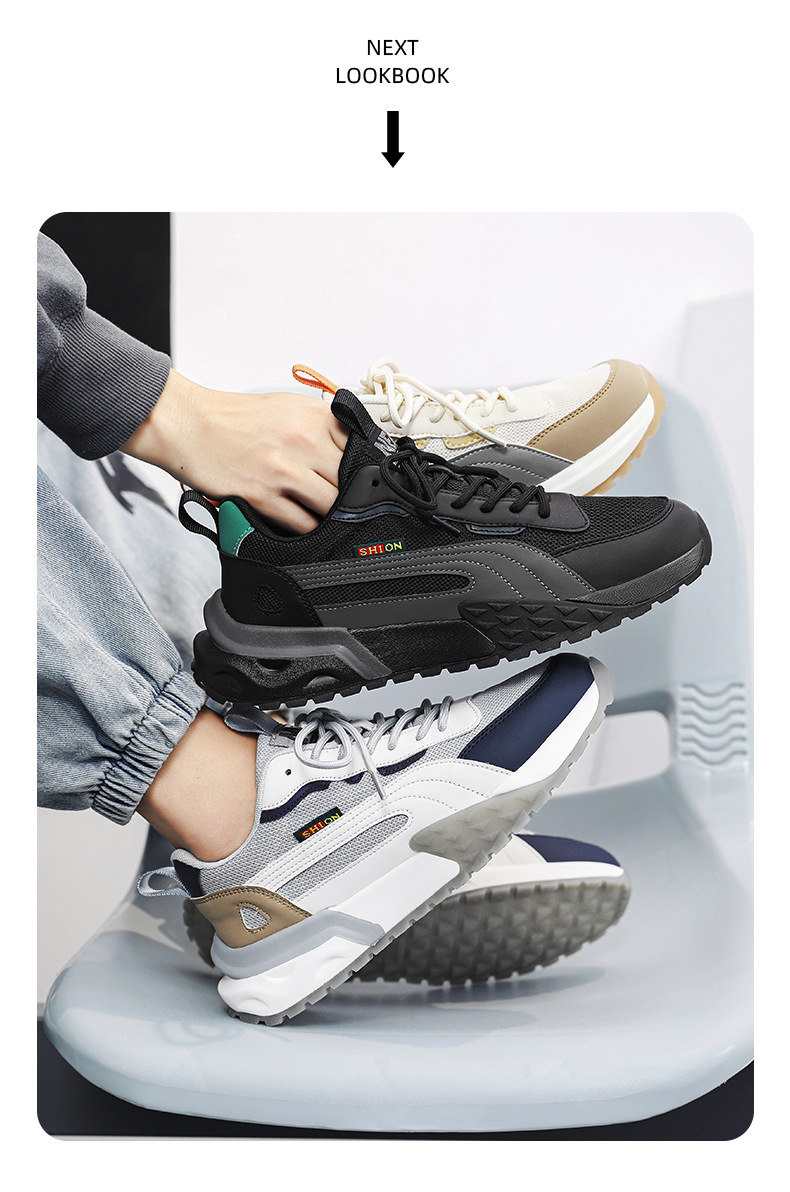 Men's Casual Running Shoes Grey