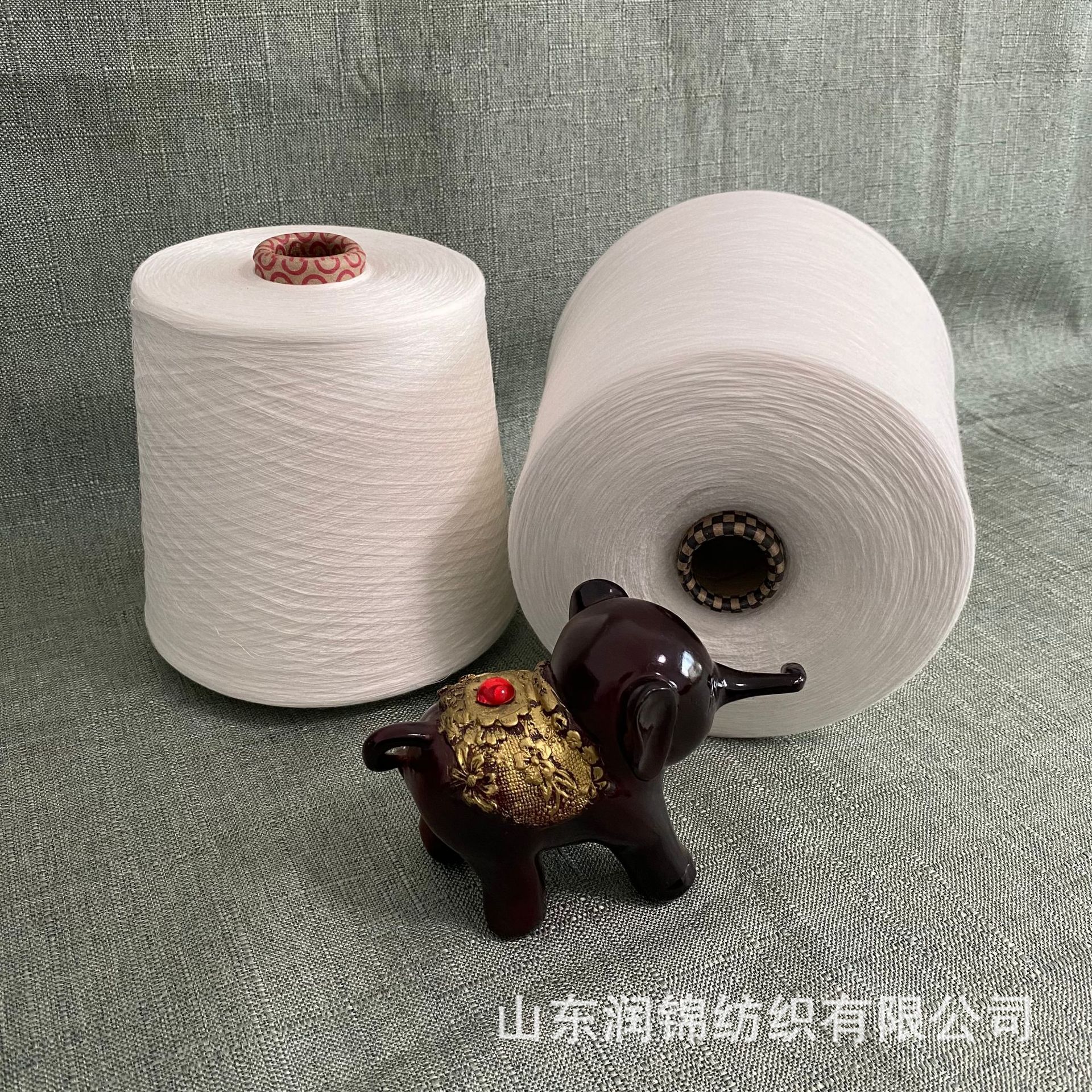 润锦批发环锭纺全棉纱 丝光烧毛棉纱 纯棉染色纱 2310紧密纺棉纱