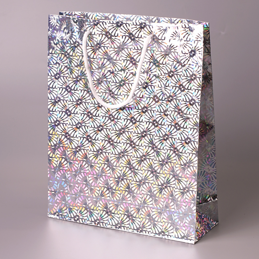 Bolsa de vino blanco regalo pulsante bolsas de papel cuadradas personalizadas estampado caja de regalo bolsa de compras kraft