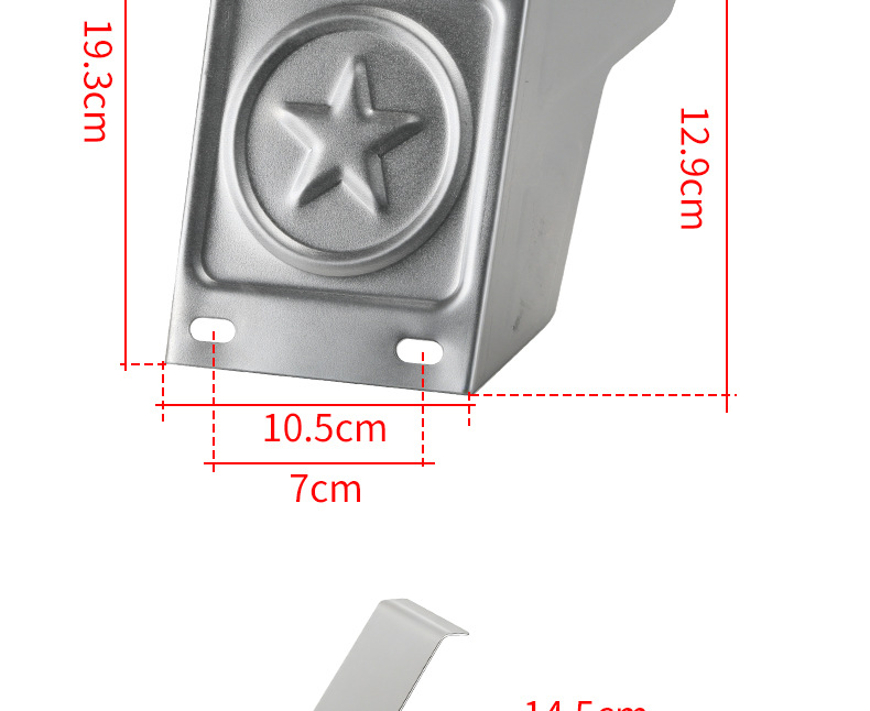 Electric Vehicle Motorcycle Rear Mudguard, Octagonal Mudguard, Thickened Iron, Painted Anti-Rust Mudguard, Modification and Upgrade Parts