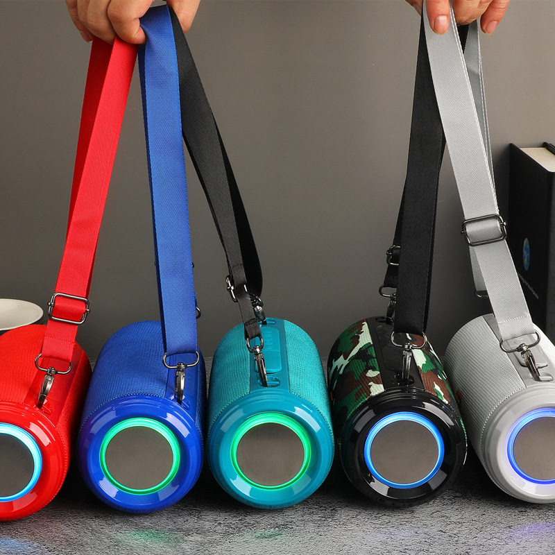 TG537 altavoces Bluetooth inalámbricos batería tela portátil cinturón creativo sonido al aire libre subwoofer pesado