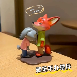 Фигурка Best Partner Sweet Reliance Zootopia Джуди Ник Кукла Настольный модный автомобильный орнамент