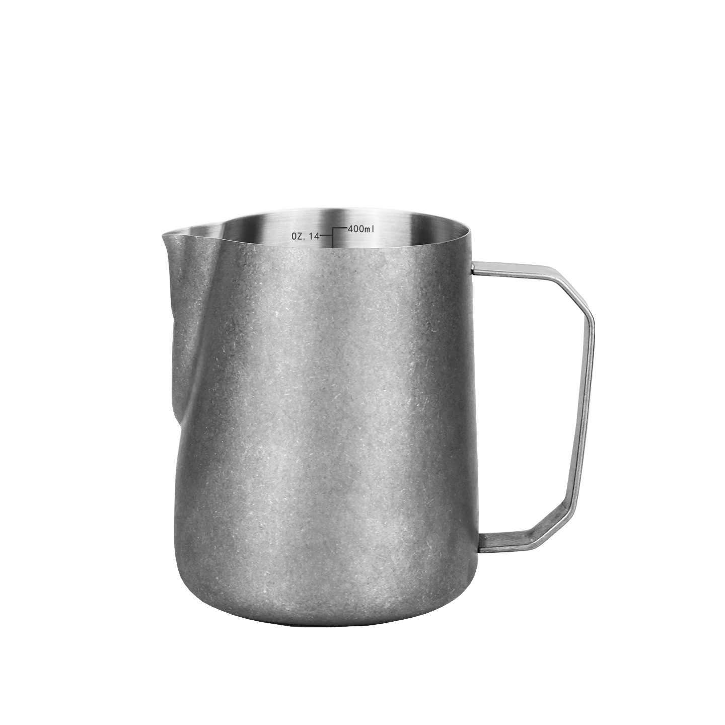 Jarra para Espumar Leche 400ml de Acero Inoxidable 304 con Pico Calabaza para Cafetería y Hogar image 9