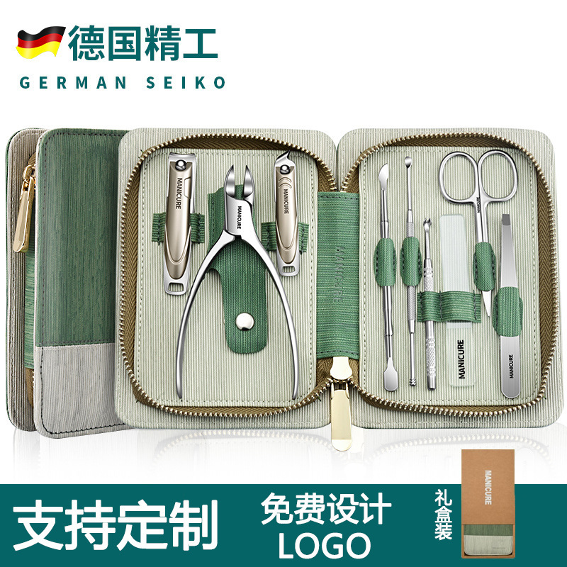 Kit de cortador de uñas doméstico portátil de corte de uñas, pinzas de corte de nariz y cabello, un solo paquete de cortador de uñas