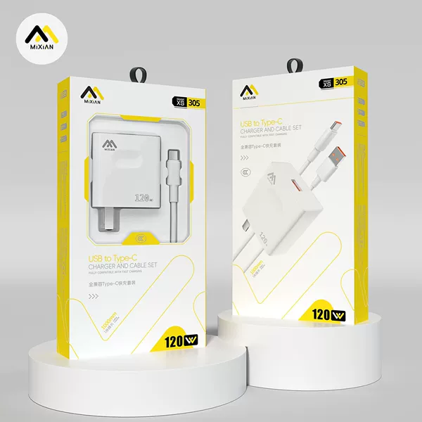120W fast charging head + TYPE-C fast charging cable set