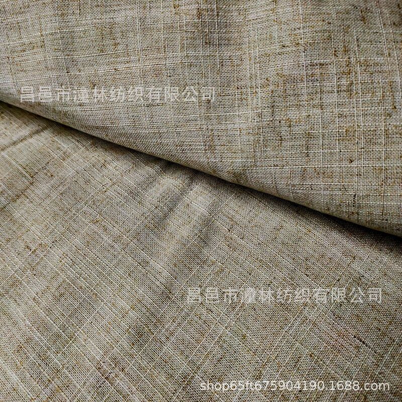 Linen cotton bamboo plain yarn polyester linen cotton linen 10s12s16s printed wide 2.9 m curtain bedding tablecloth linen