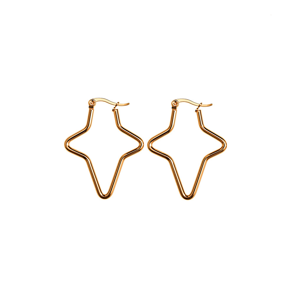 Aretes de acero inoxidable de moda transfronteriza aretes de acero inoxidable de acero de titanio simplista para mujeres aretes de acero de titanio para baño accesorios de orejas al por mayor