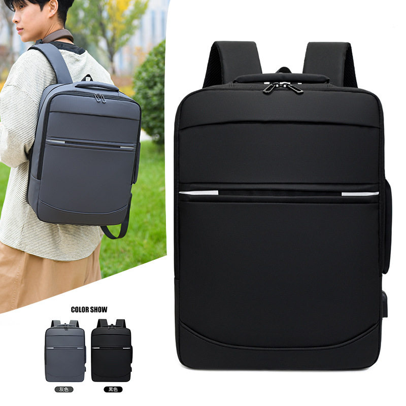 Cross-Border New Backpack Men's Business Large-Capacity Travel Backpack Waterproof Casual Commuting Student School Bag