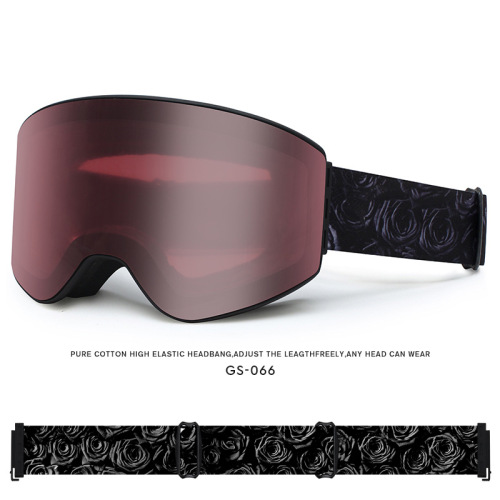 new ski goggles for men and women, anti-fog outdoor goggles, windproof goggles, cylindrical large field of view ski goggles