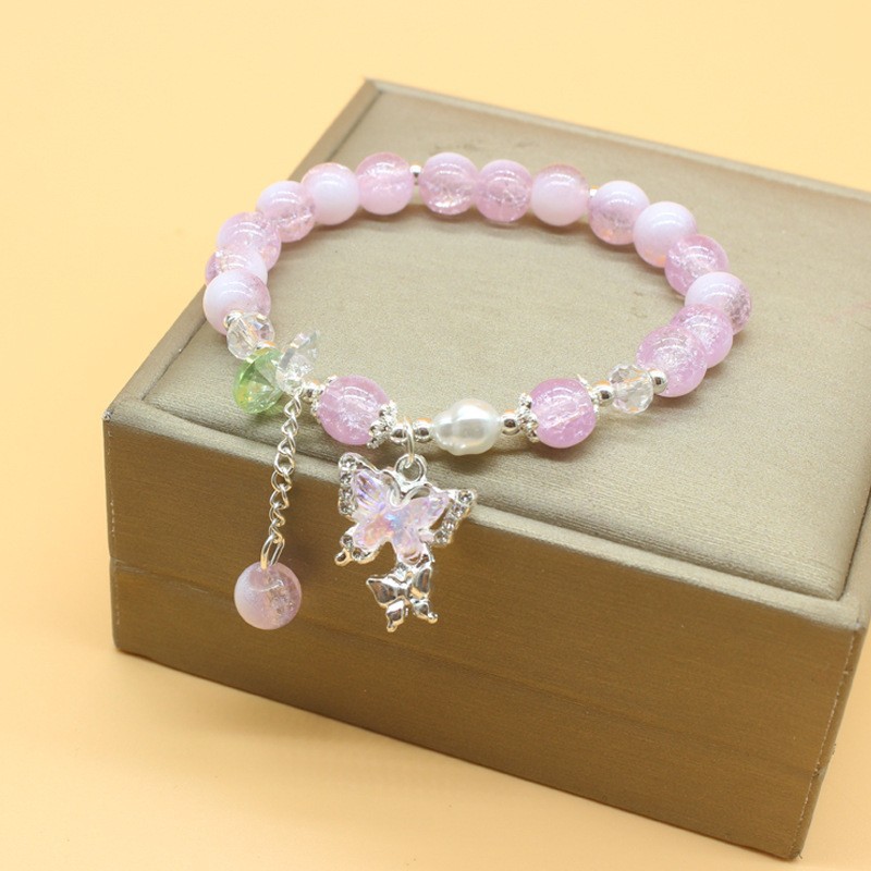 두 마리의 나비-보라색