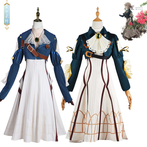 Violet Evergarden cos costume Violet Ever Gordon full cosplay wig stage performance costume