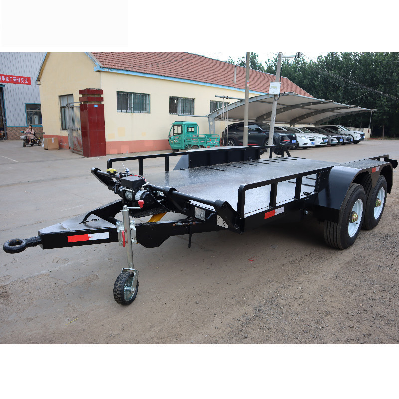 5吨挖掘机拖车 叉车拖车 平板拖车 重型机械类运输板车