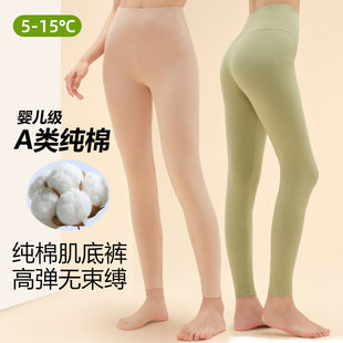 (Wholesale), cotton thermal underwear, thin autumn keep warm trousers for students, (Physicals), high waist