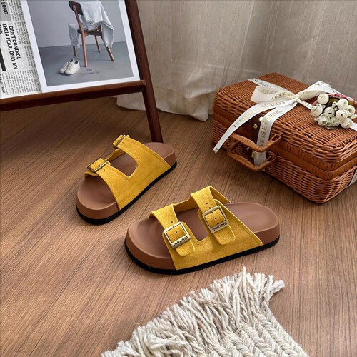 Durable Thick Sole Birkenstock Sandals for Women - Summer Outdoor Wear 2025 - High-end Feel Like Walking on Clouds - One-piece Beach Sandals