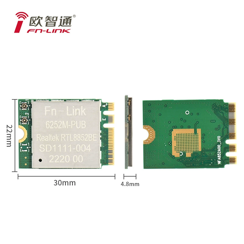 Ritu RTL8852BE Ou Zhitong FN-LINK 6252M-PUBWIFI Bluetooth Wireless Network Card Module Original Factory
