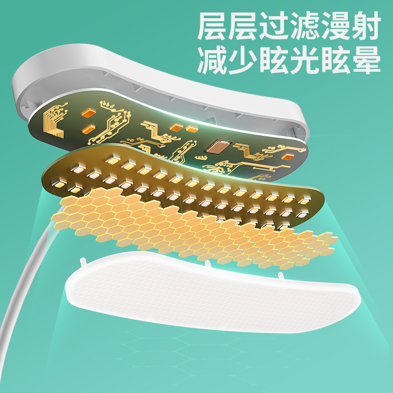 [Fuente fabricante] lámpara de escritorio protección ocular aprendizaje lectura y escritura de los niños clip especial dormitorio estudiante universitario de escritorio