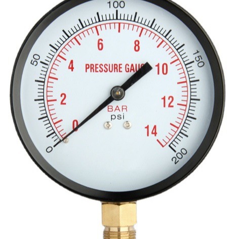 径向 压力表 耐震压力表 气压  油压 水压表 铁壳压力表带上圈