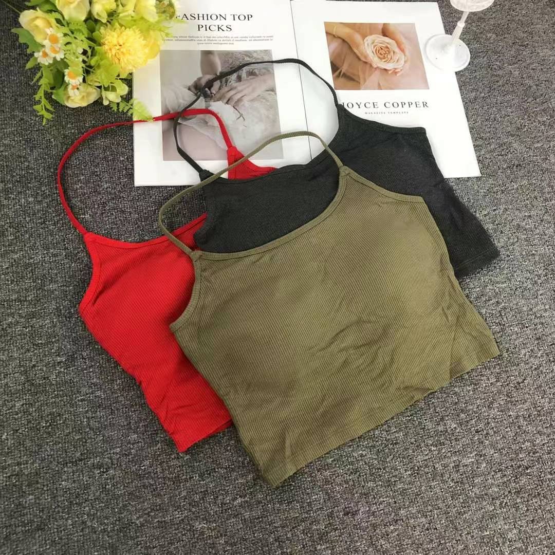 Nueva taza fija sin costuras hermosa espalda sin anillo de acero ropa interior chaleco chaleco sexy ropa interior base sostén al por mayor