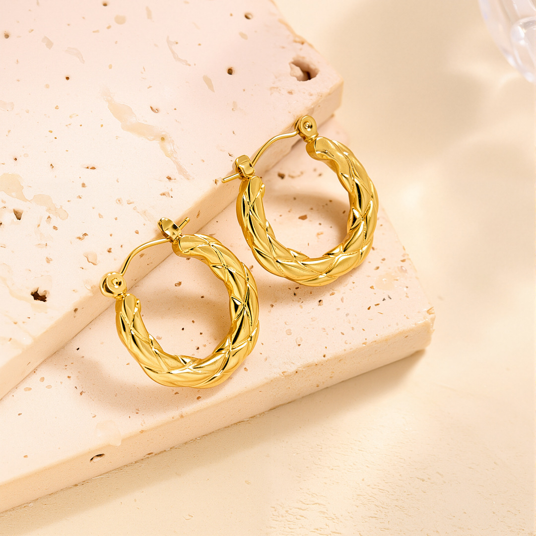 Eh098 earrings gold