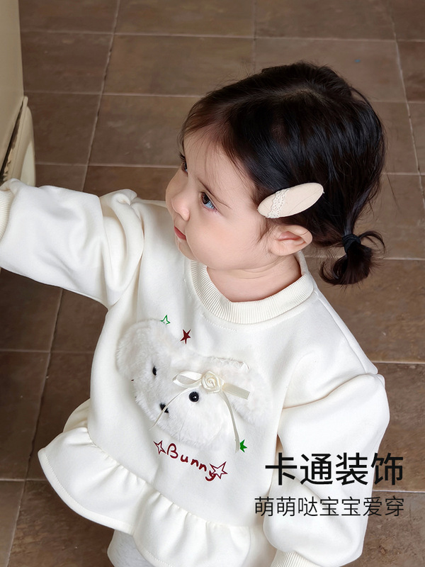 女童卫衣秋装2025新款儿童洋气衣服婴儿宝宝套头打底衫长袖上衣秋|undefined