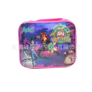 卡通拉链保鲜手提袋 牛奶保温包装袋 可折叠便携午餐保温包定制