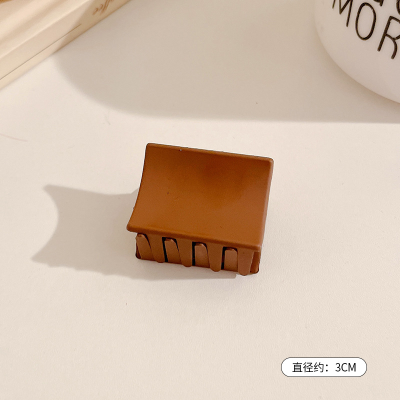 Cola de caballo de metal alta fija artefacto pinza hembra Red roja pequeña horquilla Cola de Caballo clip pequeño tamaño horquilla tiburón clip tocado