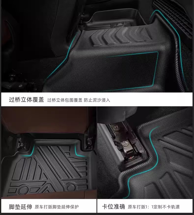 Honda Freed Right-Hand Drive Tpe Floor Mats Gt Series Gt6Gt7Gt8 Suitable for Car Mats Waterproof Floor Mats Wear-Resistant and Non-Slip