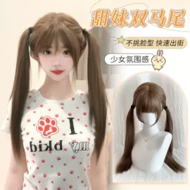 假发长卷发;长直发假发;假发马尾