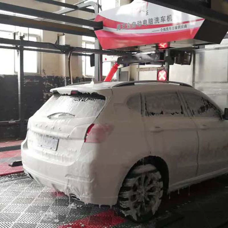 Оборудование для круглосуточной автоматической мойки автомобилей Chuangwang, цветная пенная обработка, простота в эксплуатации и стабильная работа.