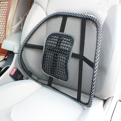 Car Lumbar Support Summer Mesh Breathable Massage Seat Backrest Office Multi-Purpose Lumbar Support Cushion Universal Model in the Car (Waist support) - small-leather-nail-waist-support