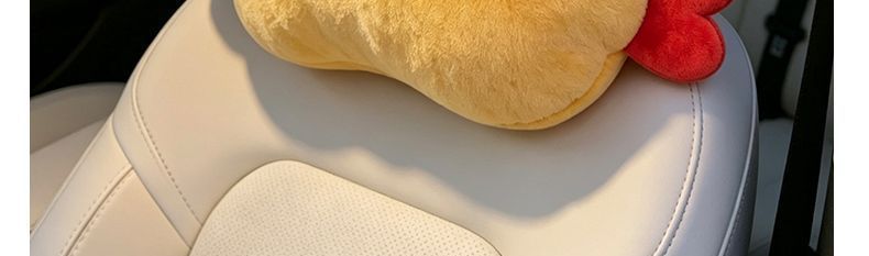 Headrest suitable for all seasons, same style lumbar support cushion, waist-protecting pillow, cartoon car seat cushion, cute car pillow