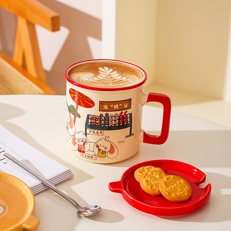 Personalidad creativa bienes domésticos guerra comercial Taza de cerámica regalo de oficina taza de café taza de agua taza de desayuno taza