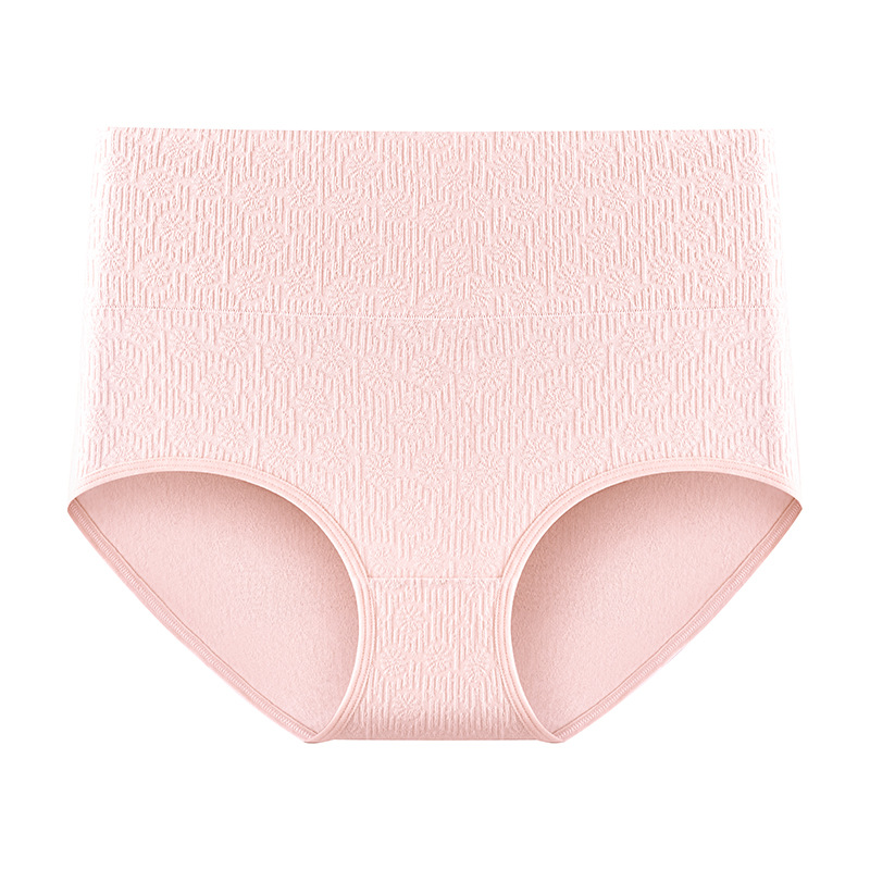 Ropa interior de algodón puro para mujer, cintura alta, abdomen, caderas, talla grande, ropa interior de algodón triangular de mm gordo, refrescante y sin costuras