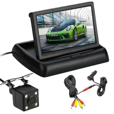 Screen High-Definition Waterproof Camera, Car display - 12v-stackable-57-off-12-lights-10m-no-wiring-required