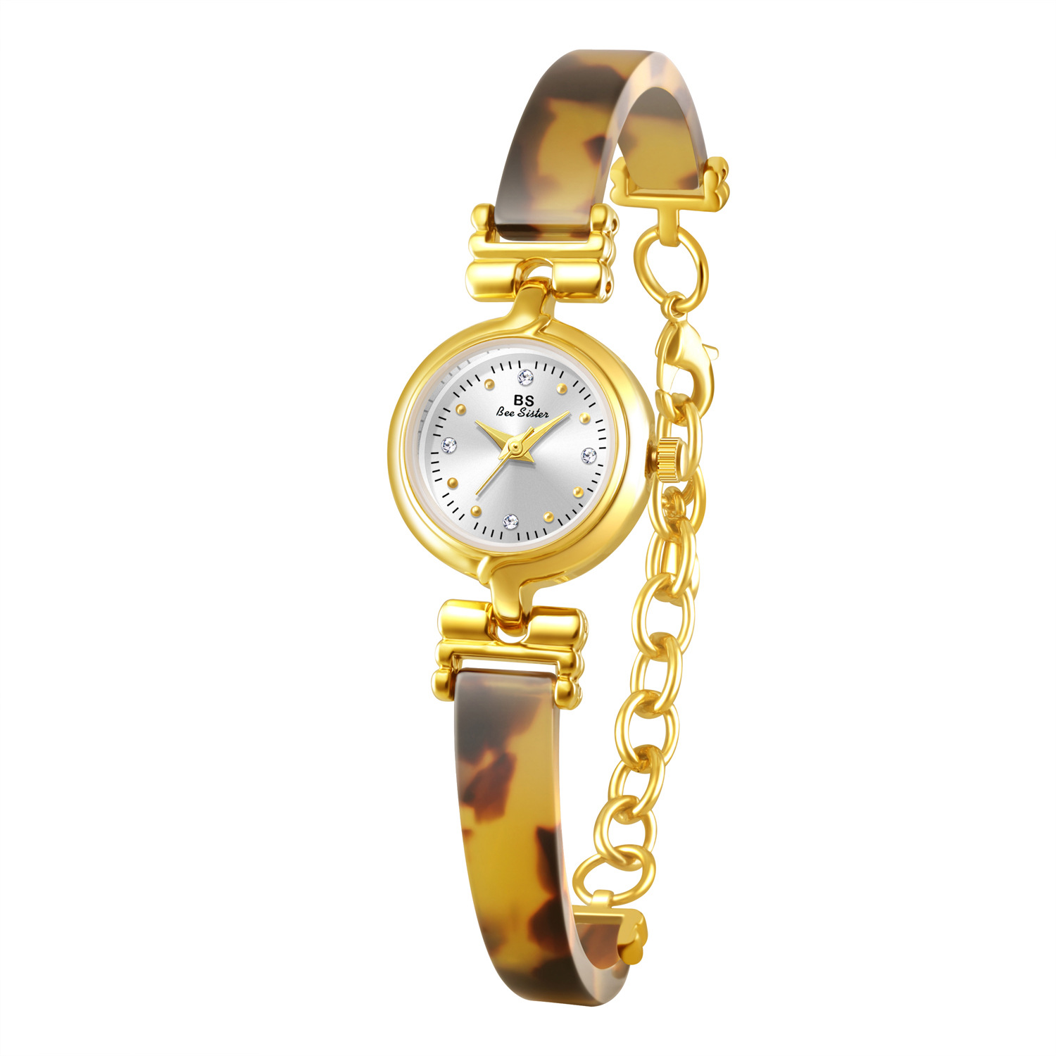 Elegant Simple Style Geometric Jewelry Buckle Quartz Watch Women's Watches display picture 26