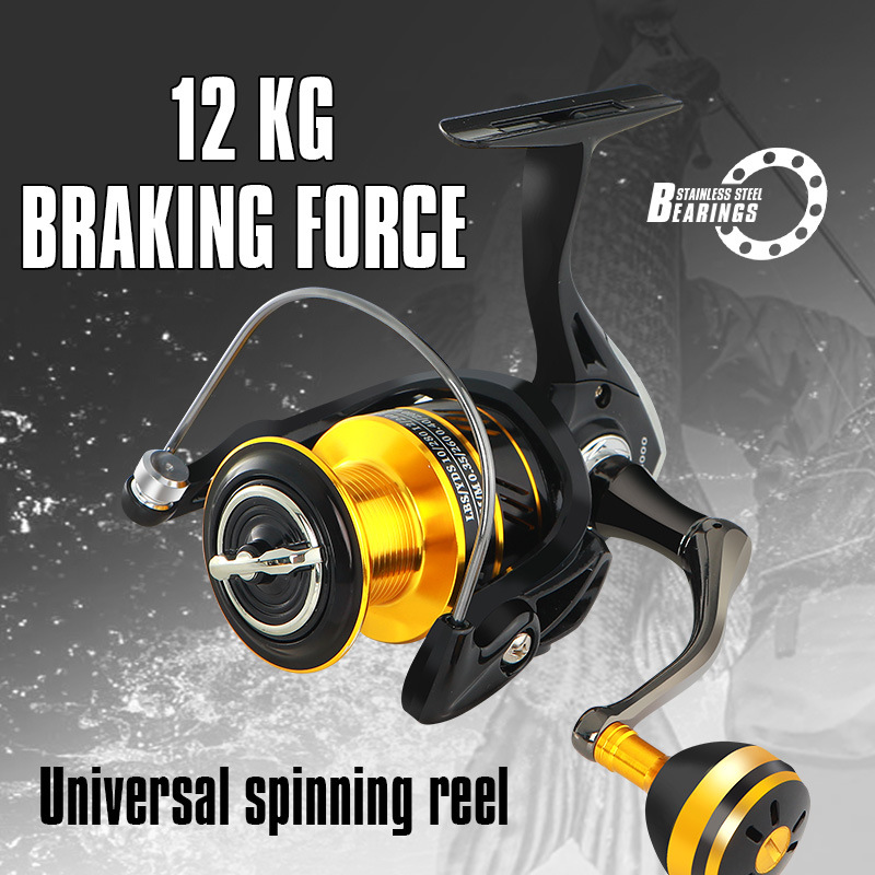 Cross-border With All-metal Spools, Lure Long-distance Casting General-purpose Sea Rod Fishing Reels, Spinning Reels_voghion.com