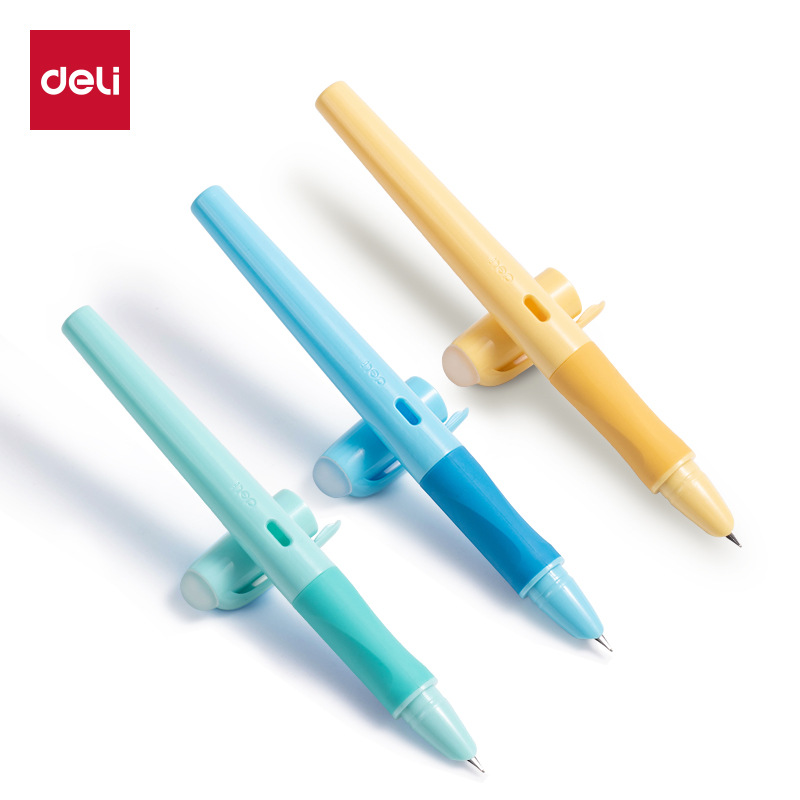 Deli/Deli Pluma estilográfica borrable en caliente Pluma estilográfica especial para niños de tercer grado