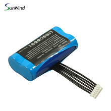 适用新国都POS刷卡机N86电池 18650电芯2600毫安 7.4v