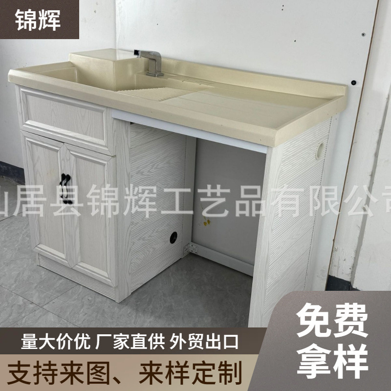 In-Stock Factory Custom-Made Bathroom Cabinet with Integrated Ceramic Basin, Bathroom Cabinet, Washbasin, Washstand Basin