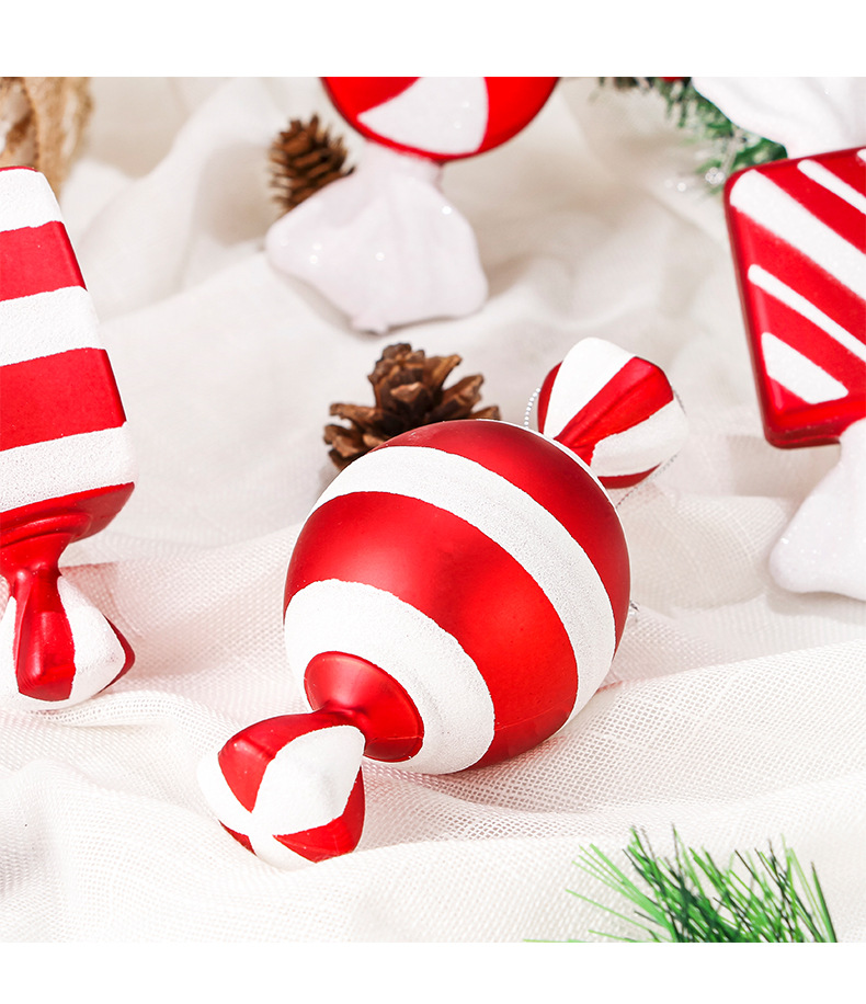 Christmas Luxurious Stripe Spiral Stripe Pvc Party Hanging Ornaments 1 Piece display picture 4