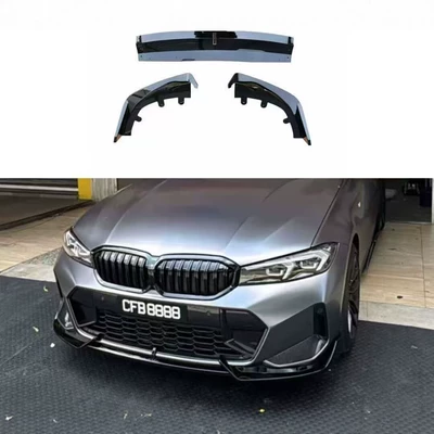 Suitable for Bmw 3 Series Lci Carbon Fiber Front Lip G20 G28 Adro Style Blade-Style Front Spoiler Modified Front Bumper