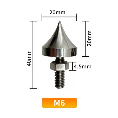 Audio Speaker Spikes, Floor-Standing Speaker Spike Stands, Shock-Absorbing Spikes, Rack Spikes, Spike Pads, Hi-Fi Audiophile Speaker Spikes (Electric car big tripod) - m6