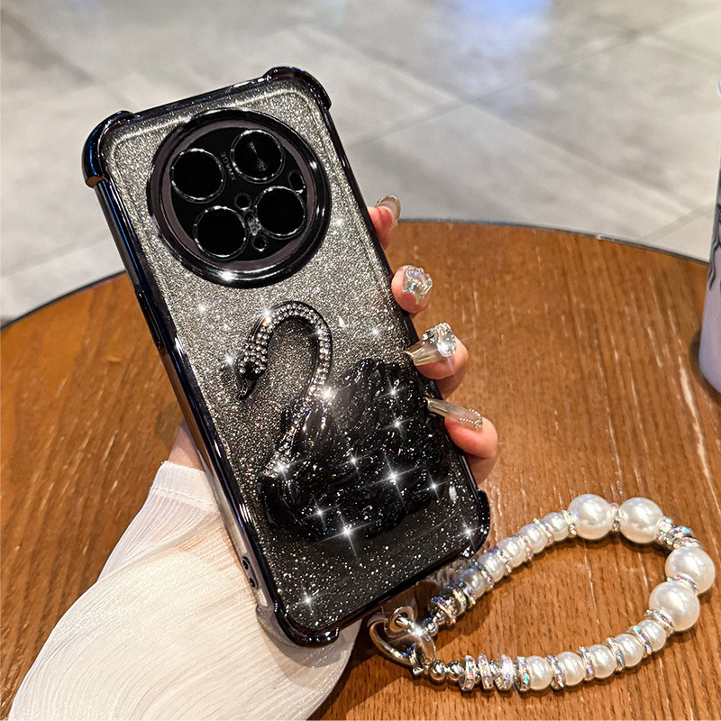 新型 ファーウェイ mate70 キラキラ 60pro パール ブレスレット 50e シフォン プリティ P80 ケース P70 女性向け|undefined
