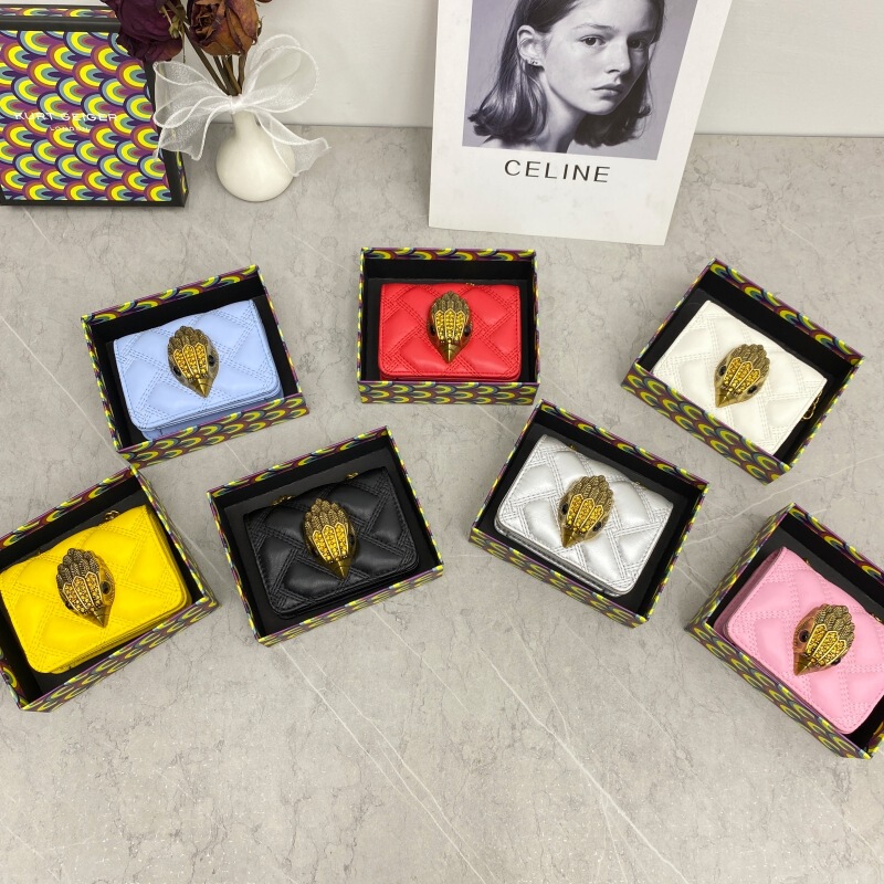 Personalized Eagle-Head Small Square Bag, Exquisite Rhombus Pattern, Fashionable Coin Purse, Cute Lipstick Pouch, Single Shoulder Crossbody Chain Bag
