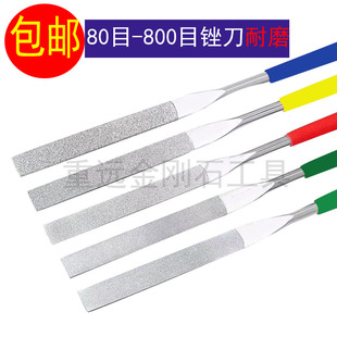 √ Diamond File Fine Sand 600 Mesh Flat Plate 400 Mesh Fine Sand Assorted Small File Cylindrical Triangle 80 Mesh Polishing Tool