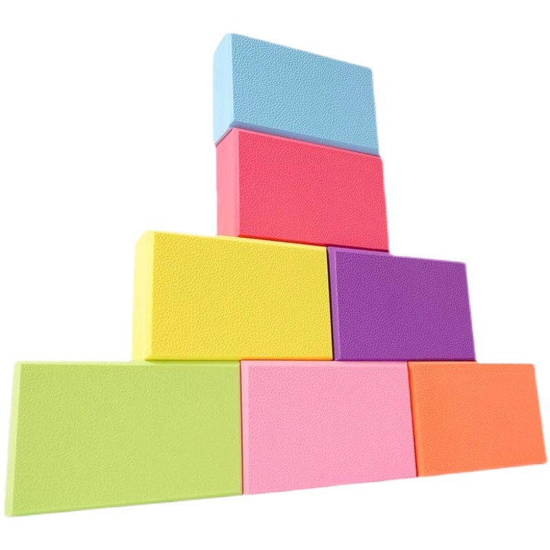 EVA toque piedra a través del río accesorios ladrillo equipos de enseñanza de ladrillo niños entrenamiento de sensación de gran espuma ladrillo juguete M